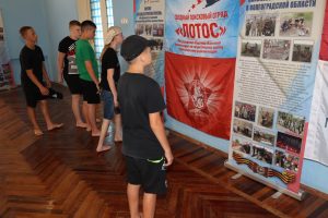 Патриотические мероприятия прошли в Астраханском детском лагере «Чудотворы» IV-смены